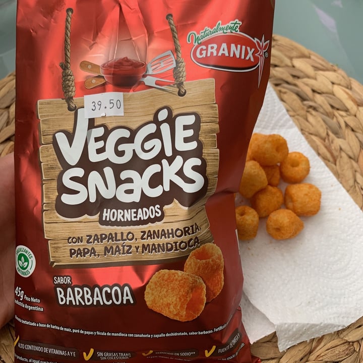 photo of Granix Veggie Snacks Sabor Barbacoa shared by @anaoppizzi on  27 Apr 2020 - review