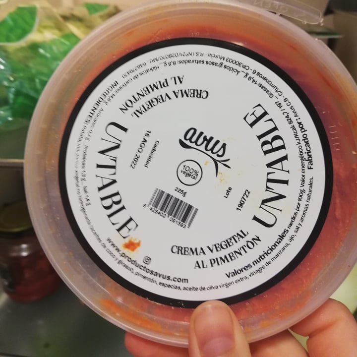 review photo of Avus Sobrasada Vegetal shared by @pau9099 on 15 Aug 2022 - review