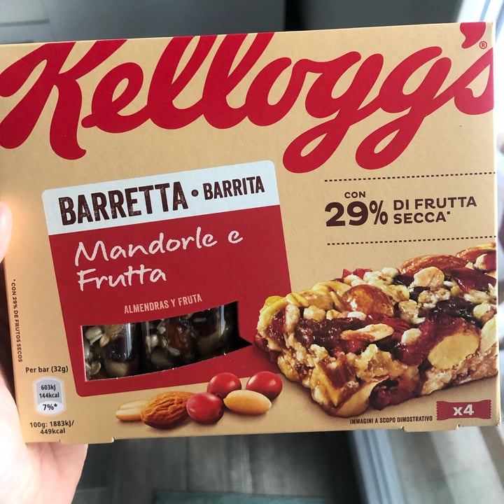 review photo of Kellogg's Barretta mandorla e frutta shared by @labaldino on 14 Apr 2022 - review