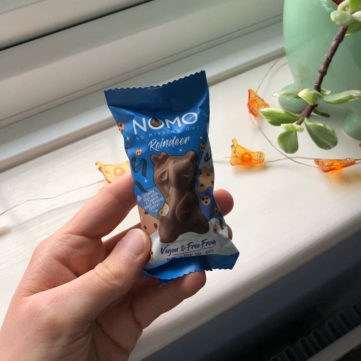 photo of NOMO Chocolate Reindeer shared by @yourlocalvegan on  24 Dec 2021 - review