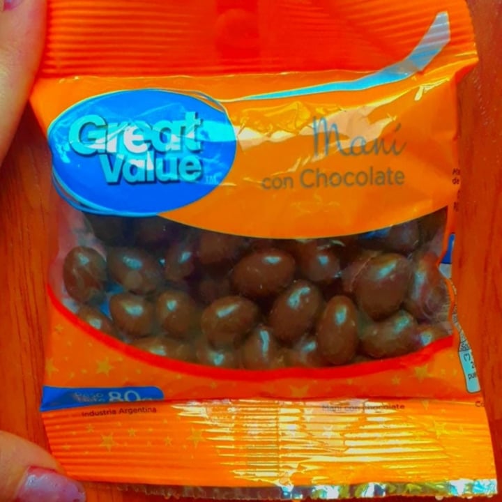 photo of Great Value  Maní Con Chocolate shared by @rubyblair on  25 Dec 2020 - review