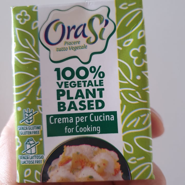photo of OraSí 100% plant based Crema per cucinare shared by @jackluna on  23 Jan 2022 - review