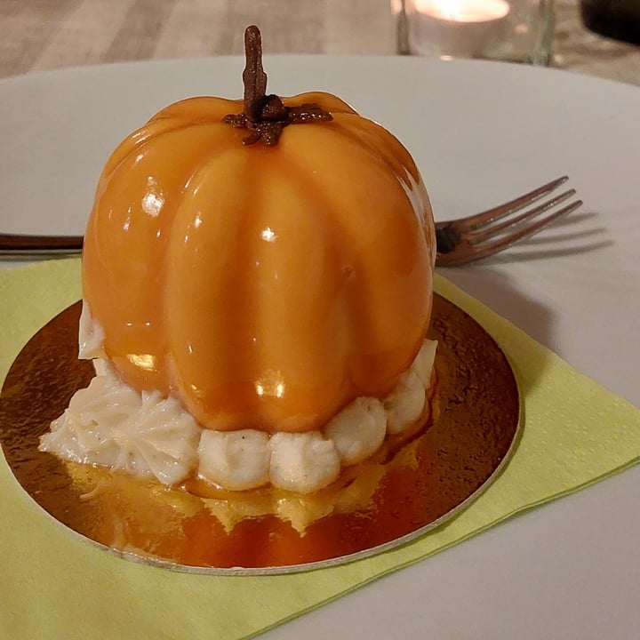 review photo of Ristorante Vegano Biologico La Lanterna mousse di zucca shared by @annoukkk on 02 Nov 2022 - review