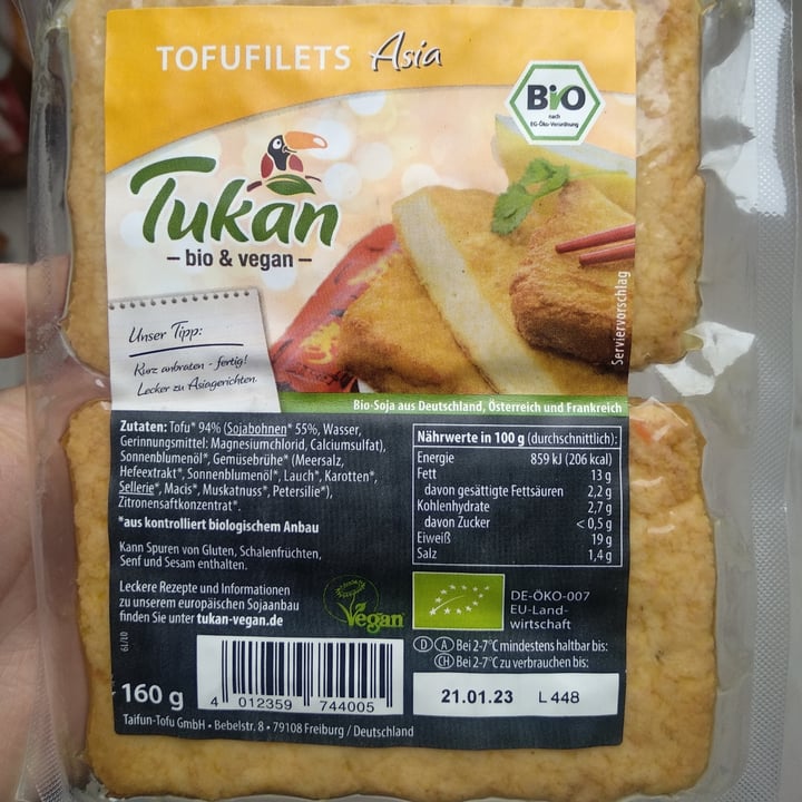 photo of Tukan Tofufilets asia shared by @farewell2flesh on  19 Nov 2022 - review