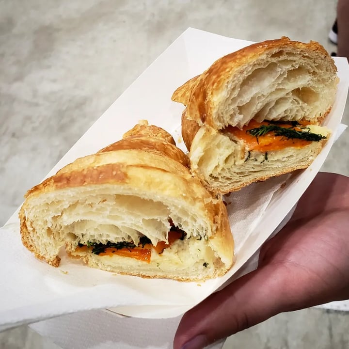 photo of Animal Liberation Kitchen Carrot Lox Croissant shared by @metalmel666 on  28 Jun 2022 - review