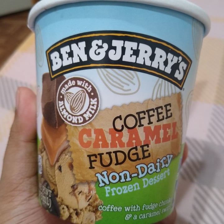 review photo of Ben & Jerry's Coffee Caramel Fudge Non-Dairy Frozen Dessert shared by @nnokshi on 02 Oct 2021 - review