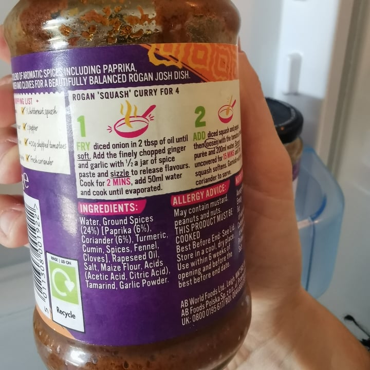 photo of Patak's Patak's ROGAN JOSH SPICE shared by @margherita2030 on  09 Apr 2022 - review