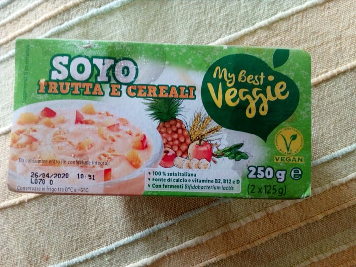 photo of My Best Veggie Soyo Frutta E Cereali shared by @elisabettap on  13 Apr 2020 - review