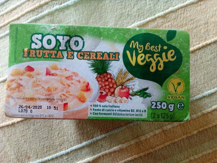 review photo of My Best Veggie Soyo Frutta E Cereali shared by @elisabettap on 13 Apr 2020 - review