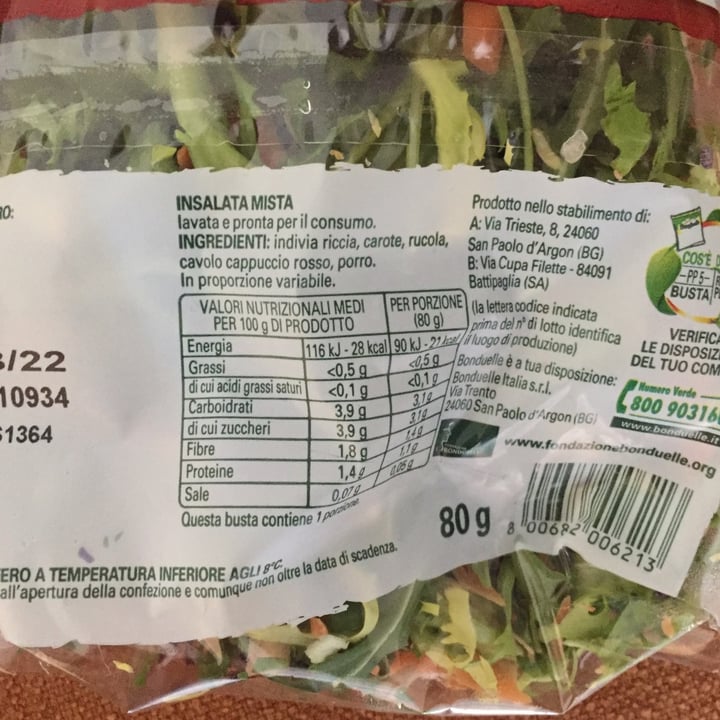 review photo of Bonduelle Insalata saporita - Carta delle insalate shared by @soniamiao on 02 Mar 2022 - review