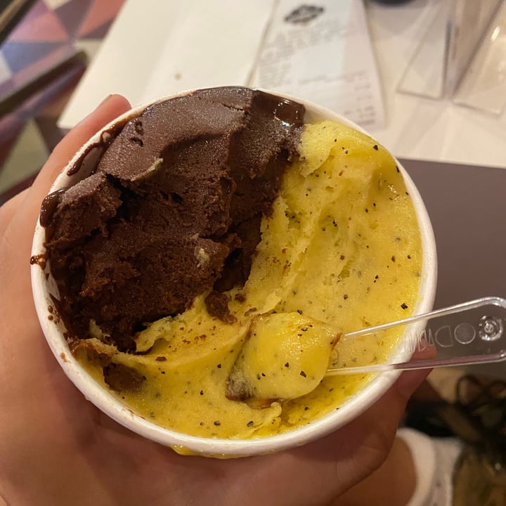 photo of Benissimo Gelato & Caffè Chocolate And Passionfruit Sorbet shared by @12hankej on  27 May 2022 - review
