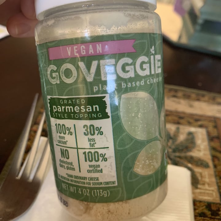 photo of GO VEGGIE Vegan Parmesan Grated Topping shared by @rtoms on  07 May 2020 - review