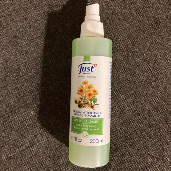 review photo of Just Balsamo Corporal Árnica y Hamamelis shared by @camibatta on 29 Nov 2022 - review