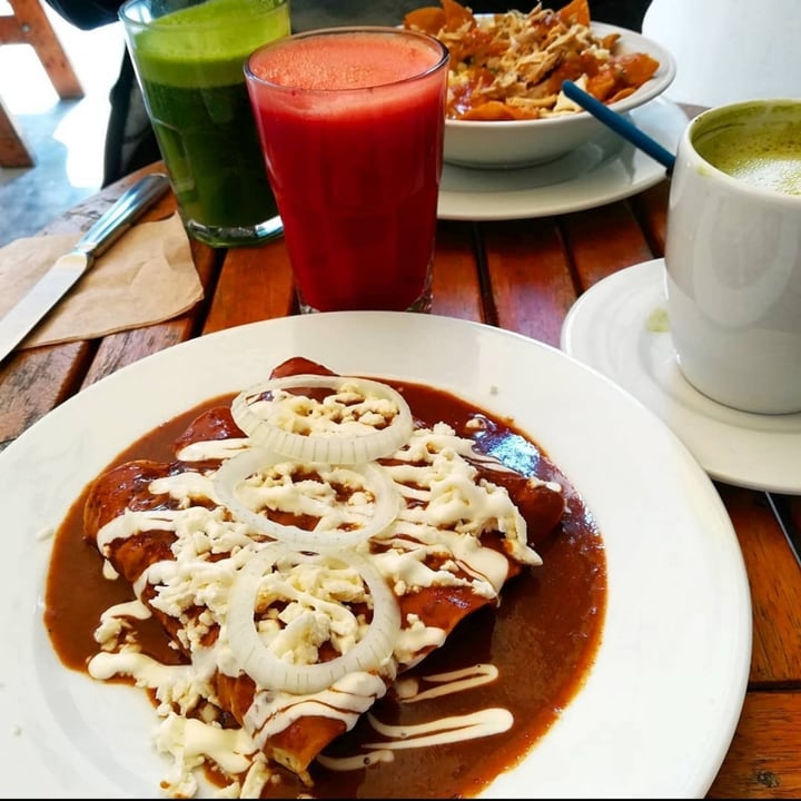 photo of The Green Corner Enmoladas De Platano Macho shared by @yogamiyu on  20 Oct 2020 - review