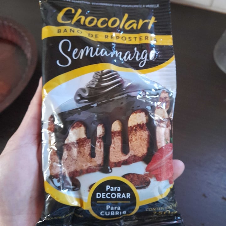 review photo of Chocolart baño de reposteria semi amargo shared by @chinavegana on 11 Sep 2022 - review
