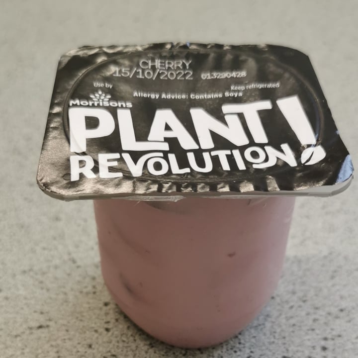 photo of Morrisons  plant revolution Cherry Yogurth shared by @marieco on  05 Oct 2022 - review