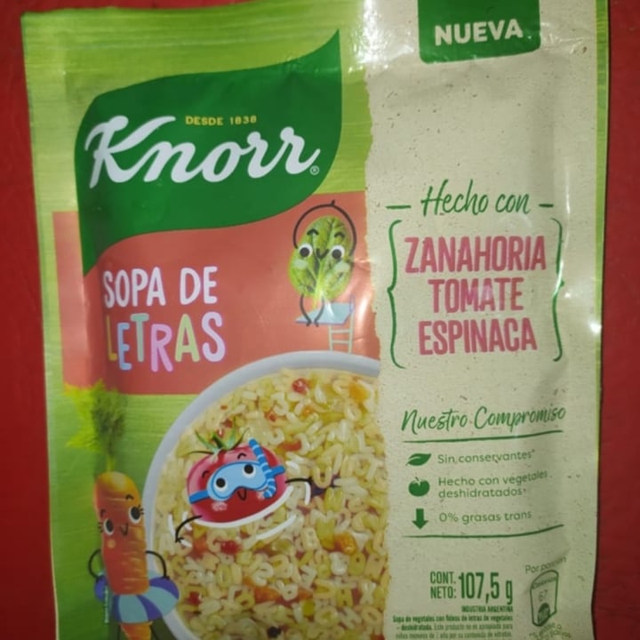 photo of Knorr Sopa de numeritos shared by @jimmyv on  16 Jul 2021 - review
