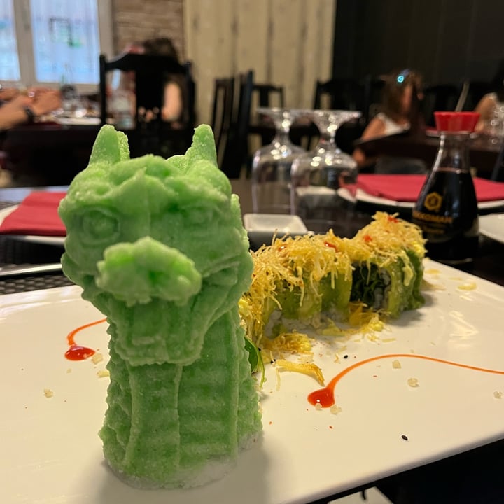 photo of Asia Fusion Sushi Dragon fire Vegan roll shared by @isarab on  30 Jul 2022 - review