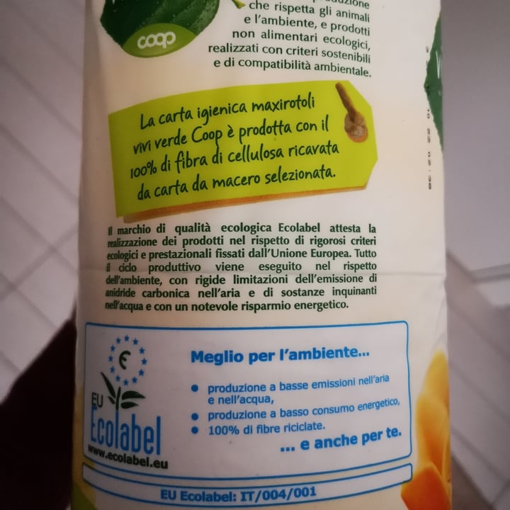 photo of Vivi Verde Coop Carta igienica shared by @elepi on  04 Dec 2022 - review