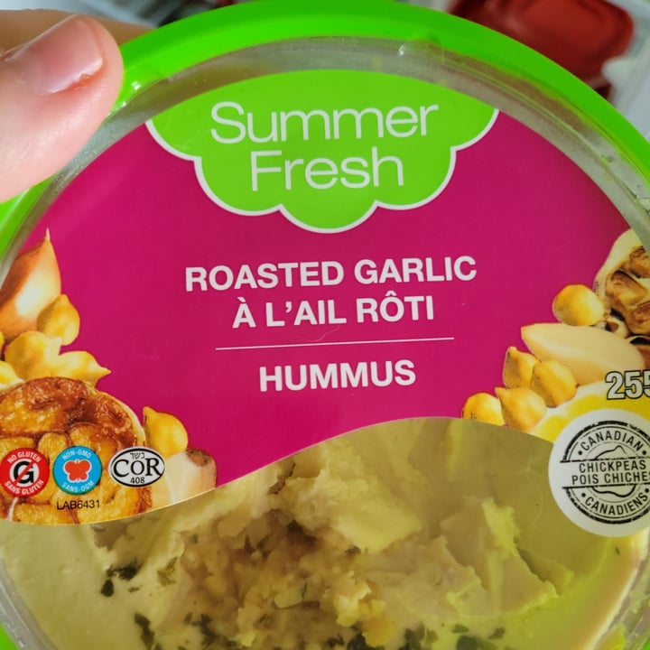 Summer Fresh Roasted garlic hummus Review abillion
