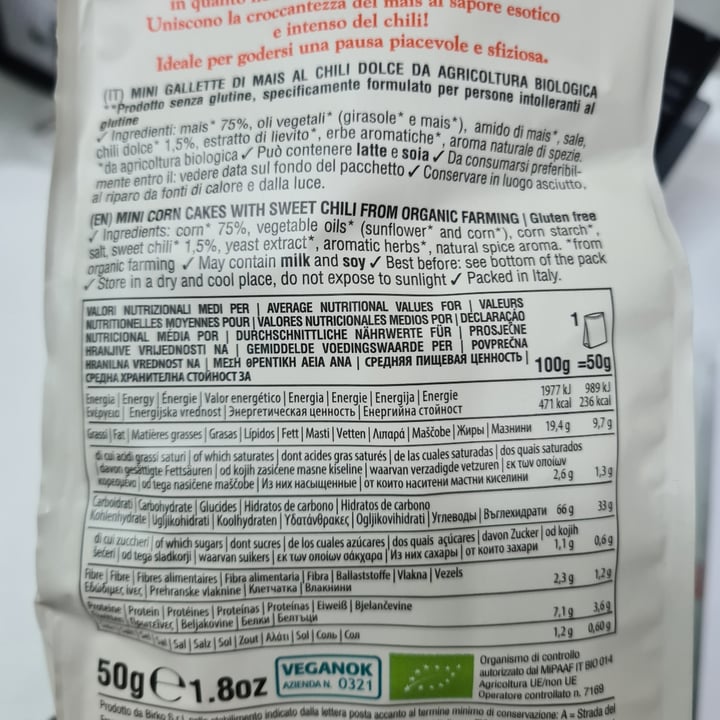 review photo of Fiorentini Mais snack chili dolce shared by @alessiad on 29 Nov 2022 - review