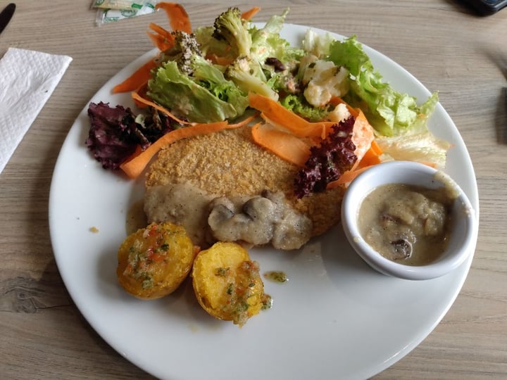 photo of Restaurante Vegetariano Sabyi Pechuga Apanada shared by @esmeralda on  26 Oct 2019 - review