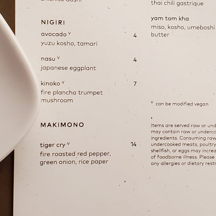 review photo of Uchiko nigiri avocado shared by @eriluc on 04 Aug 2022 - review