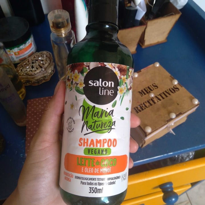 review photo of Salon line Shampoo Maria Natureza Leite de Coco shared by @leticiagama on 23 Nov 2021 - review