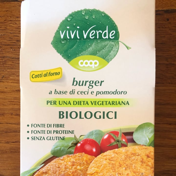 photo of Vivi Verde Coop Burger bio a base di ceci e pomodoro shared by @annabuccella on  17 Feb 2022 - review
