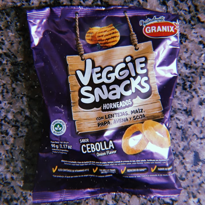 photo of Granix Veggie Snacks Sabor Cebolla shared by @nanicuadern on  22 Feb 2021 - review