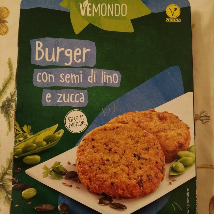 photo of Vemondo Burger Con Semi Di Lino E Zucca shared by @johannesburg on  24 Apr 2021 - review