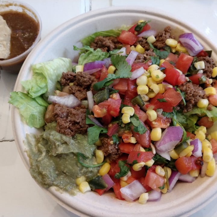 photo of QDOBA Mexican Eats Impossible Taco Salad shared by @mynameislisa on  14 Jan 2021 - review