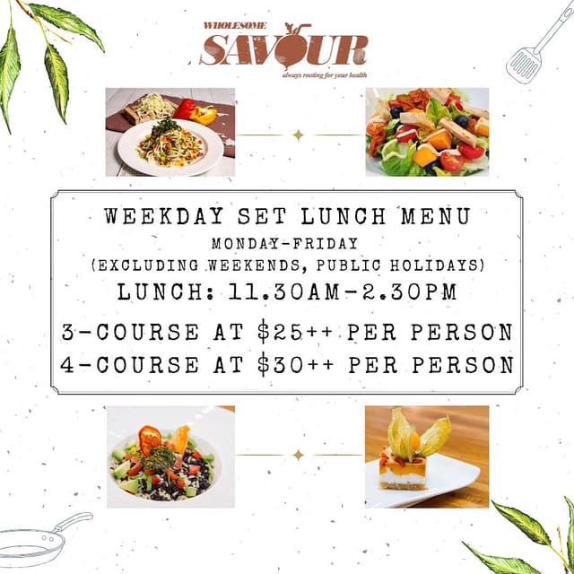 Photo of the dish “Wholesome set lunch menu”