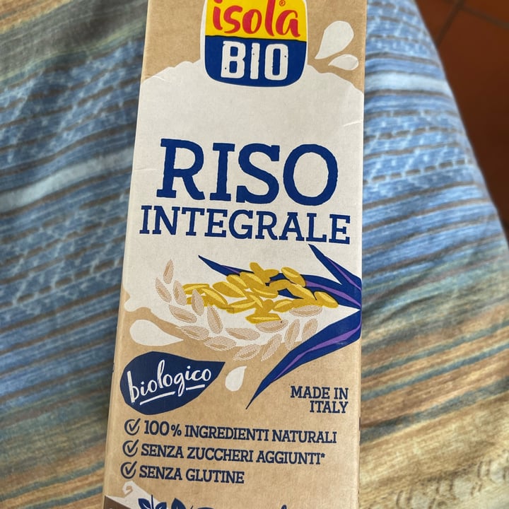 photo of Isola bio bevanda riso integrale shared by @nora1982 on  28 Aug 2022 - review