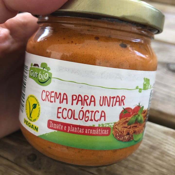 photo of GutBio crema para untar de tomate y plantas aromáticas shared by @beiwatch on  07 Aug 2022 - review