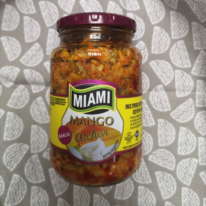 photo of Miami Garlic Mango atchar shared by @pigsnpaws on  05 Mar 2020 - review