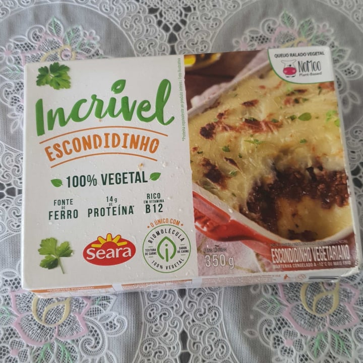 review photo of Seara escondidinho 100% vegetal shared by @soniasantiago on 18 Jul 2022 - review