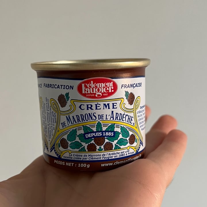 photo of Clement faugier Creme de marrons shared by @charlotteauxfraises on  16 Sep 2022 - review