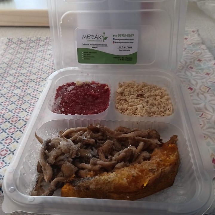 photo of Merak Quibe de abóbora com Quinoa shared by @aarnosti on  04 Sep 2022 - review