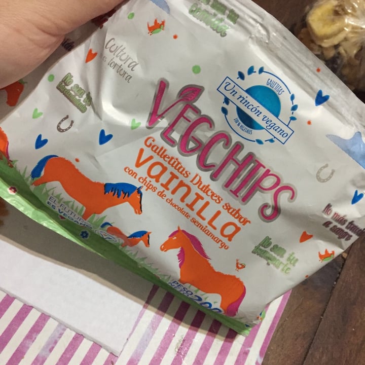 review photo of Un Rincón Vegano Vegchips Galletitas Dulce sabor Vainilla shared by @giugin on 03 Sep 2020 - review