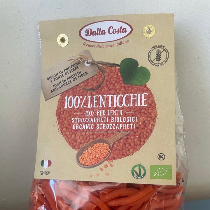 photo of Dalla costa Strozzapreti 100% lenticchie shared by @laelena on  22 May 2021 - review
