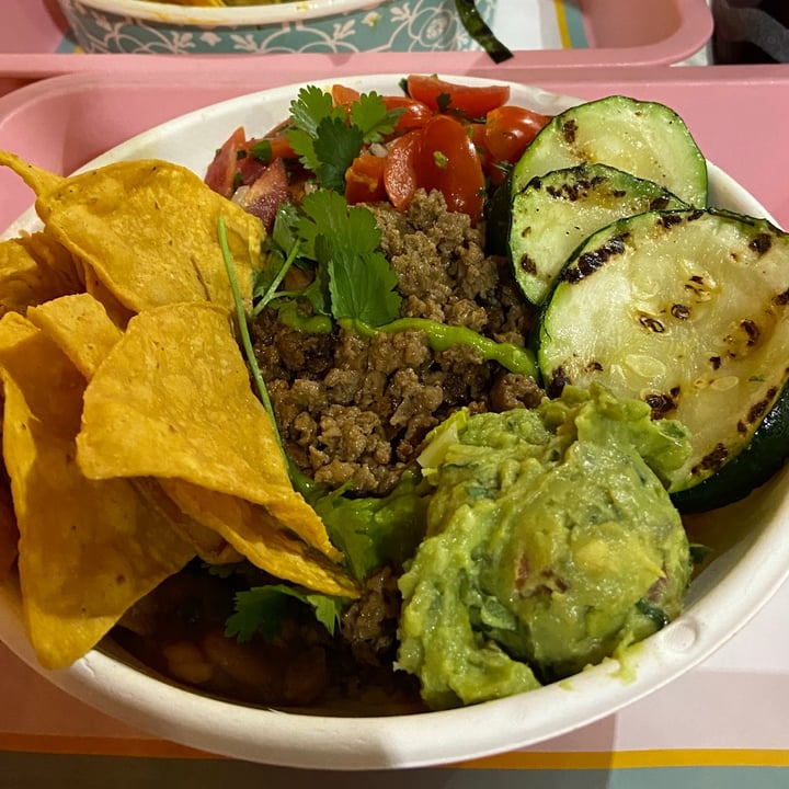 review photo of Chicas Tacos Market Bowl with Impossible Beef shared by @rachreviews on 12 Apr 2021 - review