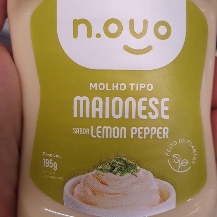 photo of N.ovo Molho Tipo Maionese Sabor Lemon Pepper shared by @primoura on  29 Jul 2022 - review