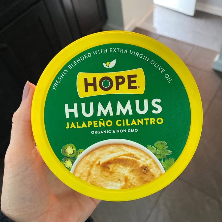 photo of Hope Hummus Jalapeño Cilantro hummus shared by @jessicahazemua on  09 Sep 2020 - review