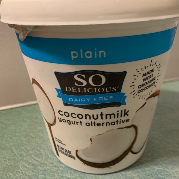 photo of So Delicious Dairy Free Plain CoconutMilk Yogurt Alternative shared by @kathysumie on  20 May 2020 - review