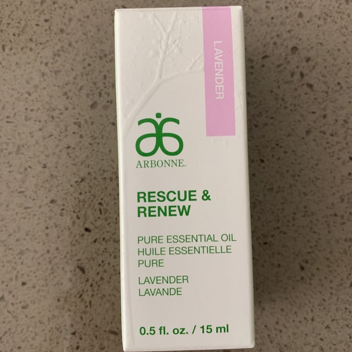photo of Arbonne Rescue & renew lavender shared by @chloetunstill on  20 Aug 2019 - review
