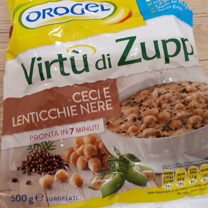 review photo of Orogel Virtù di zuppa - Ceci E Lenticchie Nere shared by @vemiliano on 29 Apr 2021 - review