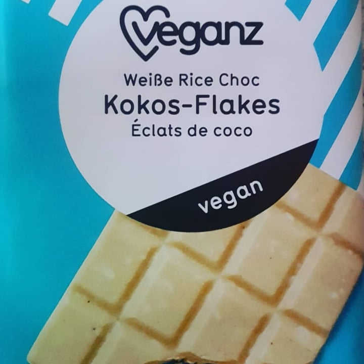 review photo of Veganz Bijela rižina čokolada sa kokosovim pahuljicama shared by @lulexfiolieen on 25 Apr 2020 - review
