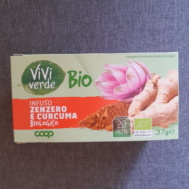 photo of Vivi Verde Coop Infuso di zenzero e curcuma shared by @alealeveg on  14 Jun 2022 - review