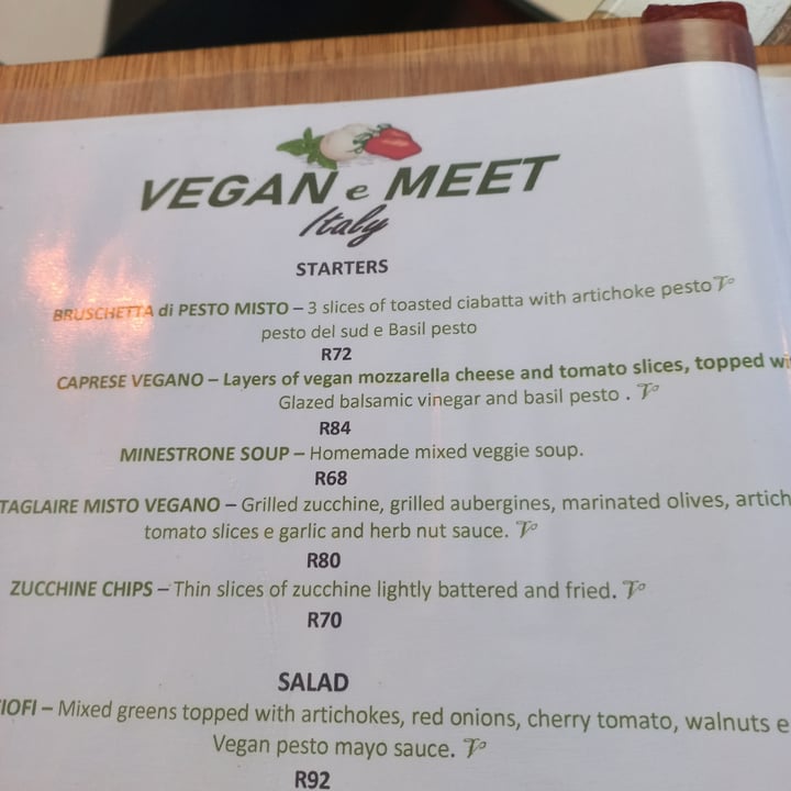photo of Vegan E Meet Italy Caprese Vegano shared by @vickysveganry on  31 Mar 2022 - review